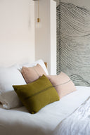 Coussin Lin brodé